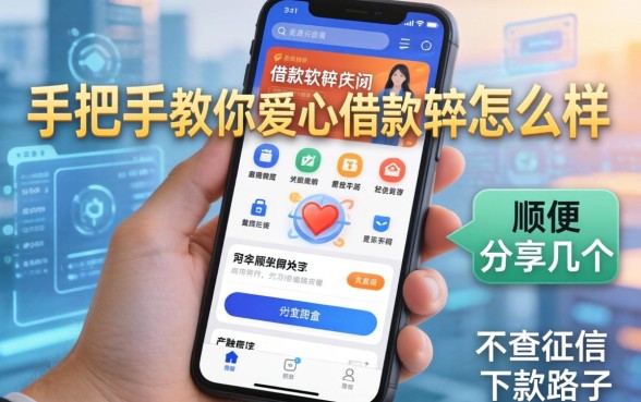 手把手教你爱心借款软件怎么样关闭，顺便分享几个不查征信的下款路子