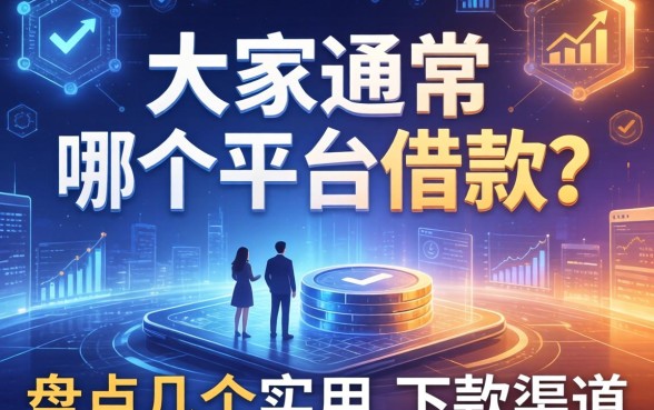 大家通常在哪个平台借款？盘点几个实用的下款渠道