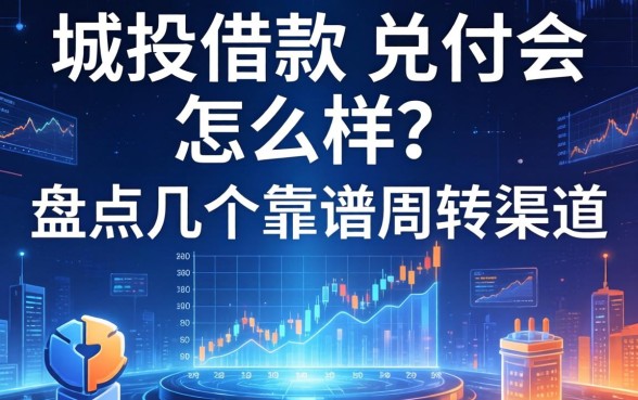 城投借款不兑付会怎么样？盘点几个靠谱周转渠道