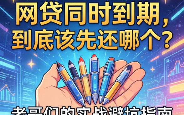 手里好几笔网贷同时到期，到底该先还哪个？老哥们的实战避坑指南