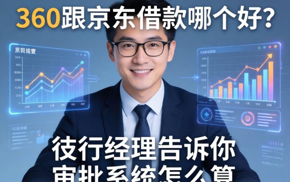 360跟京东借款哪个好？支行经理告诉你审批系统怎么算