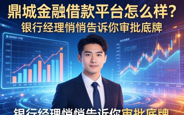 鼎城金融借款平台怎么样？银行经理悄悄告诉你审批底牌
