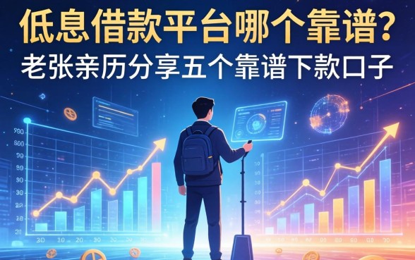 低息借款平台哪个靠谱？老张亲历分享五个靠谱下款口子