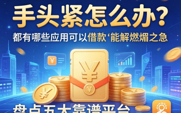 手头紧怎么办？都有哪些应用可以借款的能解燃眉之急？盘点五大靠谱平台