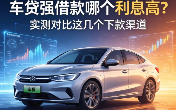 车贷跟借款哪个利息高？实测对比这几个下款渠道