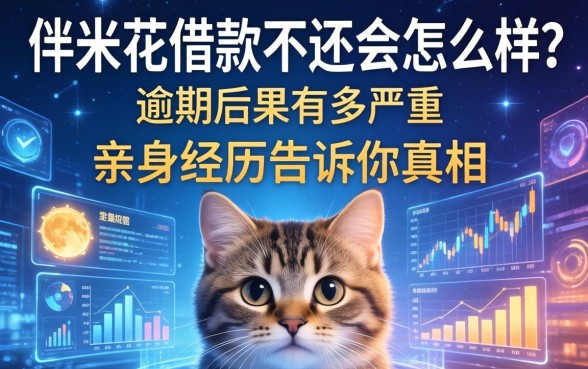 伴米花借款不还会怎么样？逾期后果有多严重？亲身经历告诉你真相