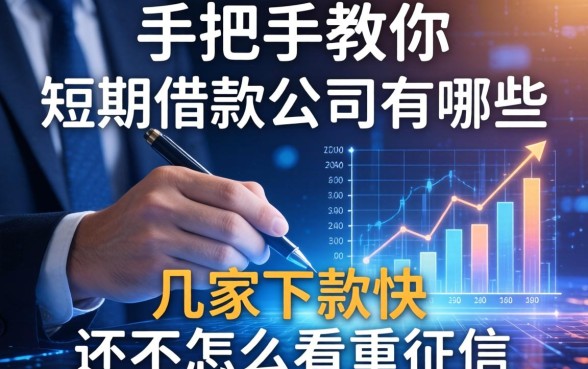 手把手教你短期借款公司有哪些：这几家下款快还不怎么看重征信