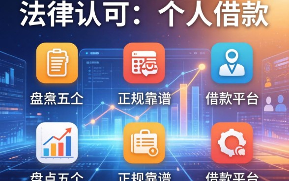 法律认可的个人借款有哪些？盘点五个正规靠谱的借款平台