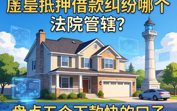 房屋抵押借款纠纷哪个法院管辖？盘点五个下款快的口子