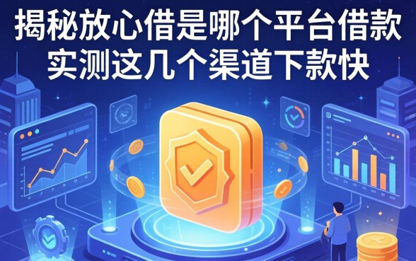 揭秘放心借是哪个平台的借款，实测这几个渠道下款快