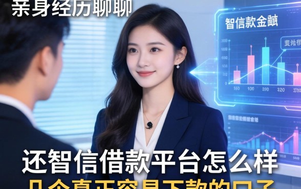 亲身经历聊聊不还智信借款平台怎么样，分享几个真正容易下款的口子