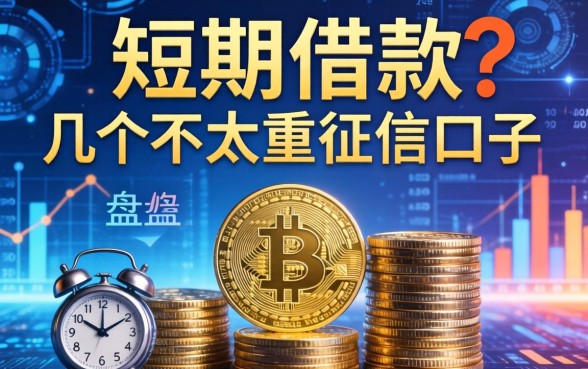 短期借款的建议有哪些呢？盘点几个不太看重征信的口子