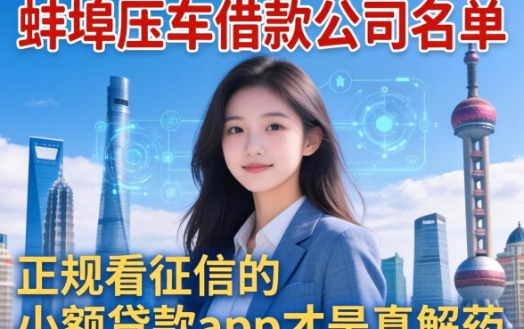 我翻遍了蚌埠压车借款公司名单，发现正规不看征信的小额贷款app才是真解药