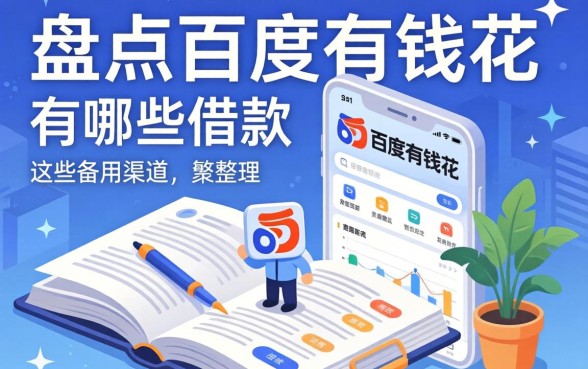 盘点百度有钱花有哪些借款，整理出这些备用渠道