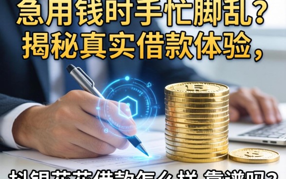 急用钱时手忙脚乱？揭秘真实借款体验，抖银花花借款怎么样？靠谱吗？