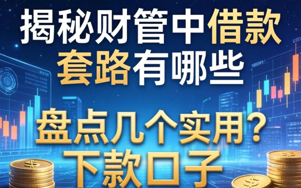 揭秘财管中借款的套路有哪些，盘点几个实用的下款口子