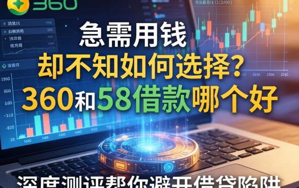 急需用钱却不知如何选择？360和58借款哪个好？深度测评帮你避开借贷陷阱