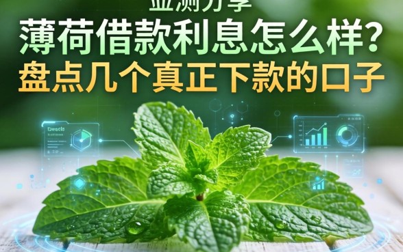 实测分享：薄荷借款利息怎么样？盘点几个真正下款的口子