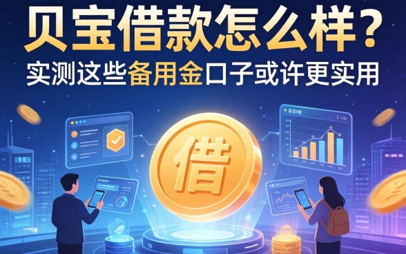 贝宝借款怎么样？实测这些备用金口子或许更实用