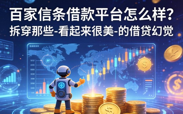 百家信条借款平台怎么样？拆穿那些-看起来很美-的借贷幻觉