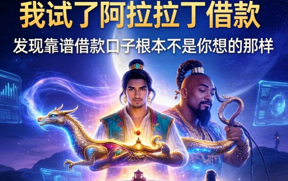 我试了阿拉丁借款，发现靠谱的借款口子根本不是你想的那样