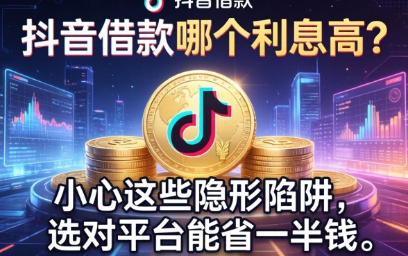 抖音借款哪个利息高？小心这些隐形陷阱，选对平台能省一半钱