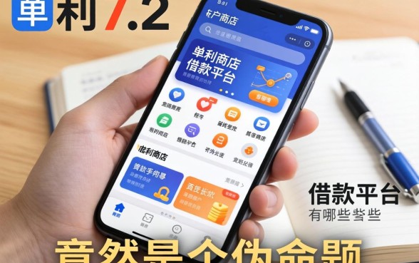 我翻遍了手机应用商店，发现单利7.2的借款平台有哪些竟然是个伪命题