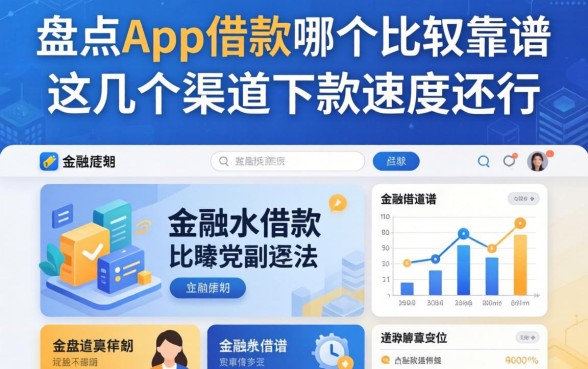 盘点app借款哪个比较靠谱，这几个渠道下款速度还行