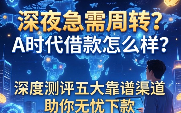深夜急需周转？e时代借款怎么样？深度测评五大靠谱渠道助你无忧下款