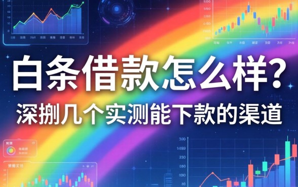 彩虹白条借款怎么样？深扒几个实测能下款的渠道