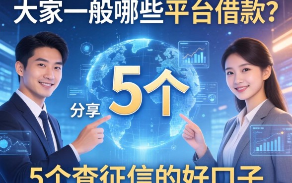 大家一般在哪些平台借款？分享5个不查征信的好口子