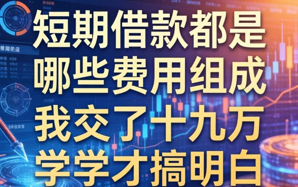 短期借款都是哪些费用组成？我交了十几万学费才搞明白