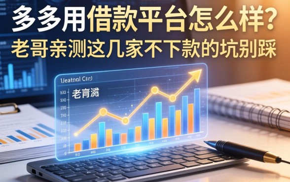 多多用借款平台怎么样？老哥亲测这几家不下款的坑别踩