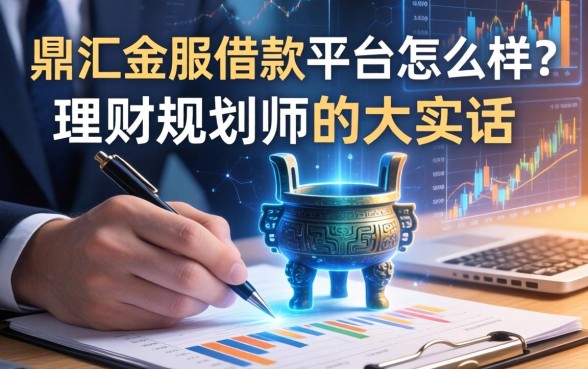 鼎汇金服借款平台怎么样？一个理财规划师的大实话