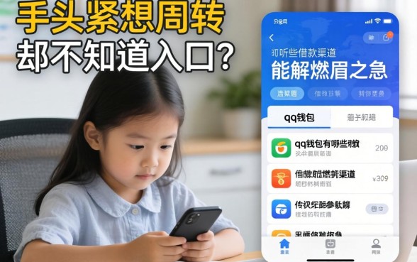 手头紧想周转却不知道入口？qq钱包有哪些借款渠道能解燃眉之急？