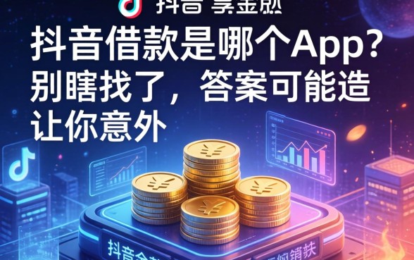 抖音借款是哪个app？别瞎找了，答案可能让你意外