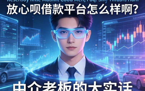 放心呗借款平台怎么样啊？一个中介老板的大实话