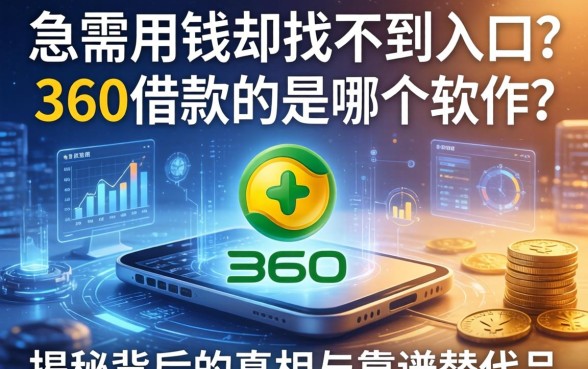 急需用钱却找不到入口？360借款的是哪个软件？揭秘背后的真相与靠谱替代品