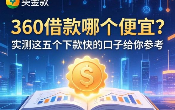 360借款哪个便宜？实测这五个下款快的口子给你参考
