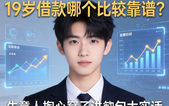 19岁借款哪个比较靠谱？生意人掏心窝子讲几句大实话