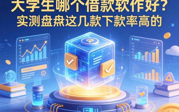 大学生哪个借款软件好？实测盘点这几款下款率高的