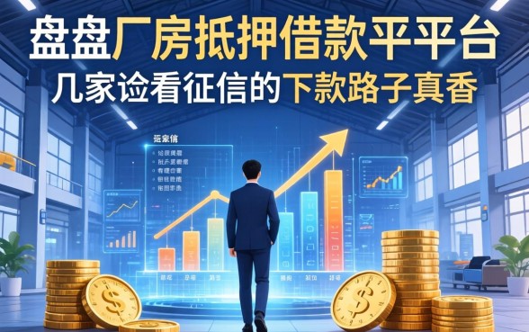 盘点厂房抵押借款平台有哪些，这几家不看征信的下款路子真香