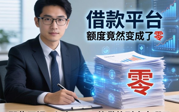 我点了一堆借款平台，额度竟然变成了零，那些无视一切包下1万的贷款到底去哪了