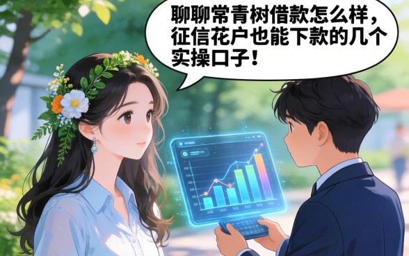聊聊常青树借款怎么样：征信花户也能下款的几个实操口子