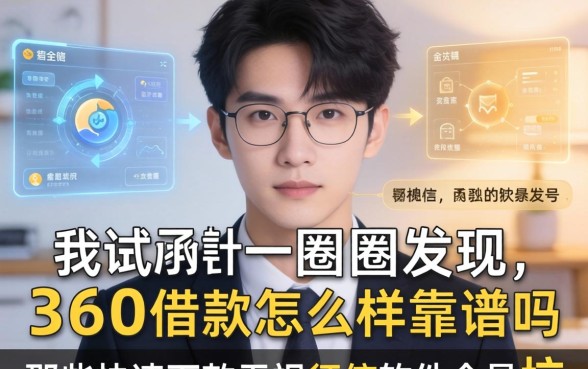 我试了一圈发现360借款怎么样靠谱吗，那些快速下款无视征信的软件全是坑