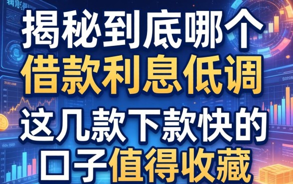 揭秘到底哪个借款利息低调，这几款下款快的口子值得收藏