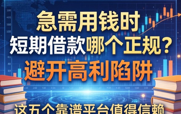 急需用钱时短期借款哪个正规？避开高利陷阱，这五个靠谱平台值得信赖