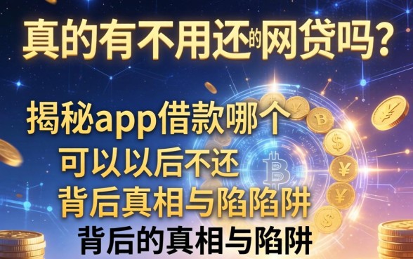 真的有不用还的网贷吗？揭秘app借款哪个可以不还背后的真相与陷阱