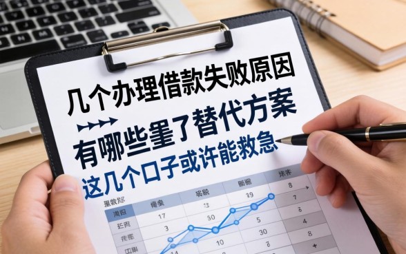 整理了几个办理借款失败原因有哪些的替代方案，这几个口子或许能救急