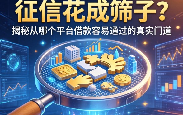征信花成筛子？揭秘从哪个平台借款容易通过的真实门道